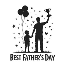 day parents children SVG PNG design with bold lettering