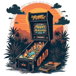 pinball game SVG PNG design