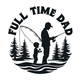 full time dad quality shirt SVG PNG design with bold lettering