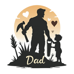 dad son love SVG PNG design