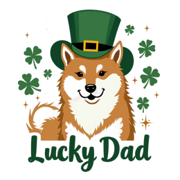 lucky dad clover shirt SVG PNG design