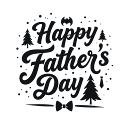 fathersday black white SVG PNG design