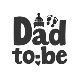 dad to be footprints shirt SVG PNG design with bold lettering