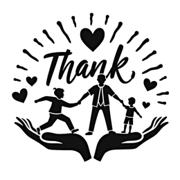 thank family love SVG PNG design with hand-drawn style