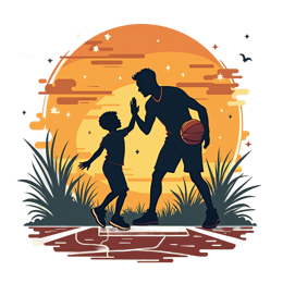 basketball family sunset shirt SVG PNG design