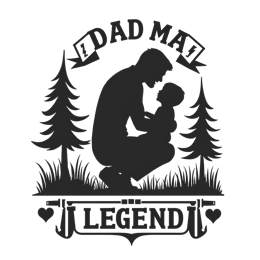 fathersday legends SVG PNG design with bold lettering