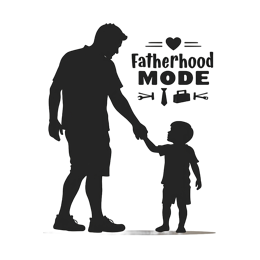 fatherhood silhouette shirt SVG PNG design