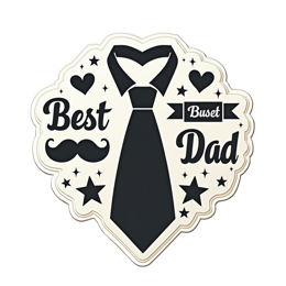 day best dad badge SVG PNG design