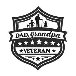 dad grandpa veteran shirt SVG PNG design with bold lettering