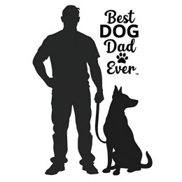 best dog dad SVG PNG design