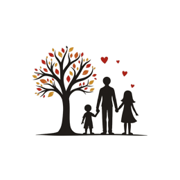 autumn love SVG PNG design with orange and red floral elements