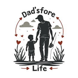 father son fishing SVG PNG design with hand-drawn style