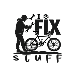 bike repair mechanics shirt SVG PNG design with bold lettering