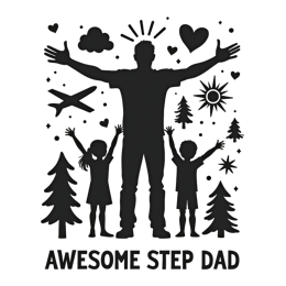 people stepdad SVG PNG design with bold lettering, an uplifting message