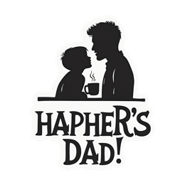father child communication shirt SVG PNG design with bold lettering