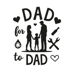 father's day dad family love SVG PNG design with bold lettering