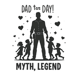 father kids SVG PNG design