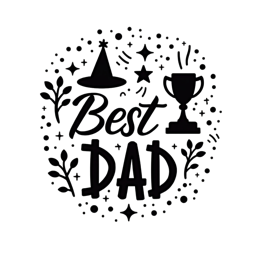 day dad award SVG PNG design with bold lettering