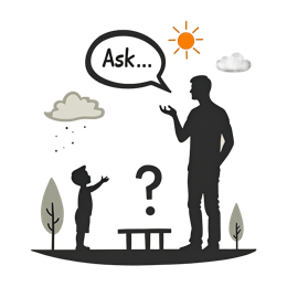 ask conversation SVG PNG design