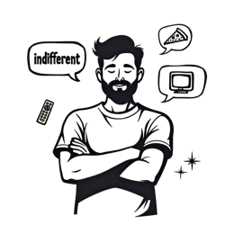 indifferent pizza shirt SVG PNG design