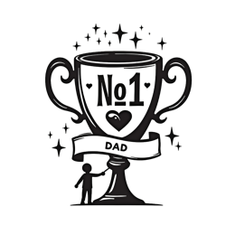 dad trophy SVG PNG design