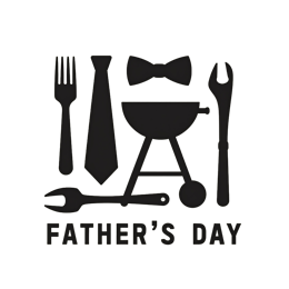 fathersday bbq tools SVG PNG design with bold lettering