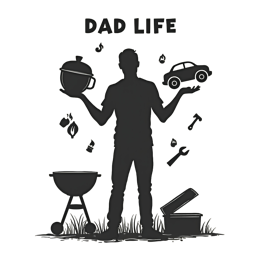 dad life activities SVG PNG design