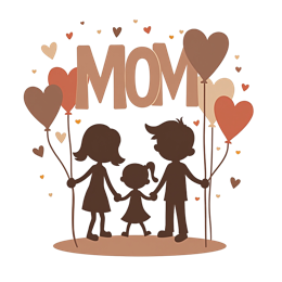 mother love SVG PNG design