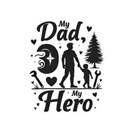 fathersday hero SVG PNG design