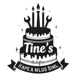 birthday cake celebration SVG PNG design with bold lettering