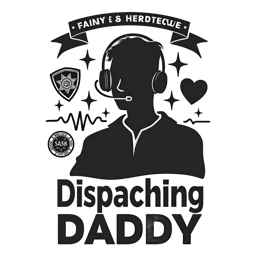 dispatching daddy shirt SVG PNG design with bold lettering