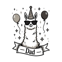 dad party balloons shirt SVG PNG design