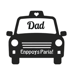 father's day dad taxi SVG PNG design