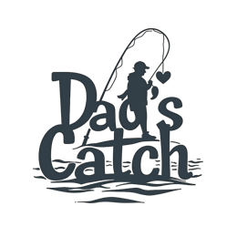 dad's catch heart shirt SVG PNG design with hand-drawn style