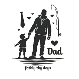 father son fishing shirt SVG PNG design
