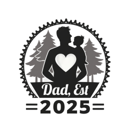 father's day dad established SVG PNG design