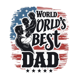 father children SVG PNG design with bold lettering