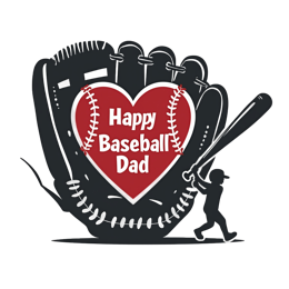 fatherbaseball love shirt SVG PNG design with clean design elements