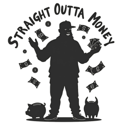 money humor SVG PNG design with bold lettering
