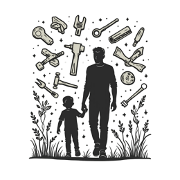 father son tools SVG PNG design