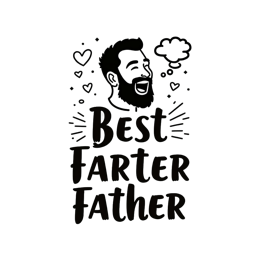 dad best farter father SVG PNG design with bold lettering