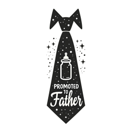 day promoted to father shirt SVG PNG design with bold lettering