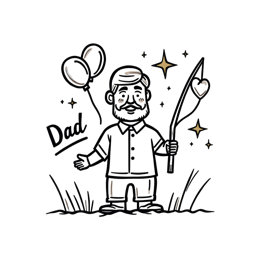 day dad fishing shirt SVG PNG design