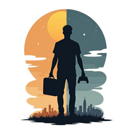 work gaming SVG PNG design with clean design elements