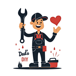 father's day dad's diy craft shirt SVG PNG design