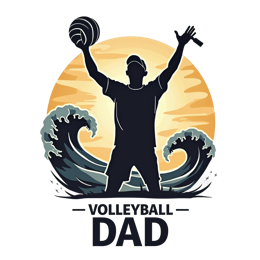 volleyball dad SVG PNG design with bold lettering