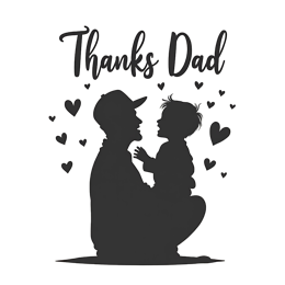 fathers day gratitude SVG PNG design