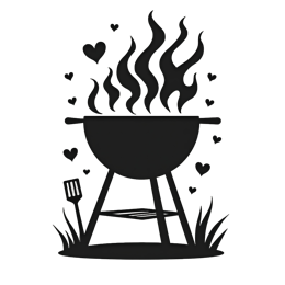 grilling love SVG PNG design