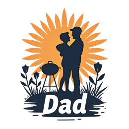 father's day dad grilling happiness shirt SVG PNG design with bold lettering, black and orange floral elements