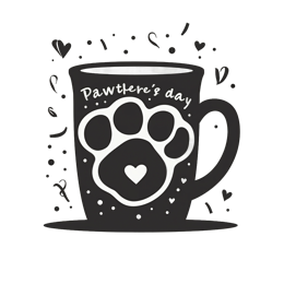 pawtastic mug SVG PNG design
